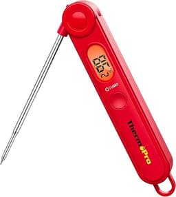 ThermoPro TP03B Digital Meat Thermometer for Cooking, Instant Read Thermometer with Backlight, Kitchen Food Thermometer for Grill Smoker BBQ Oil Deep Fry Candy Bread Coffee with Pop-up Meat Probe